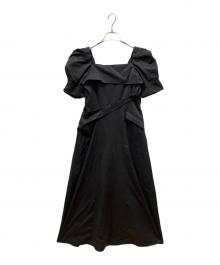 HER LIP TO（ハーリップトゥ）の古着「Troncais Puff Sleeve Dress」｜ブラック