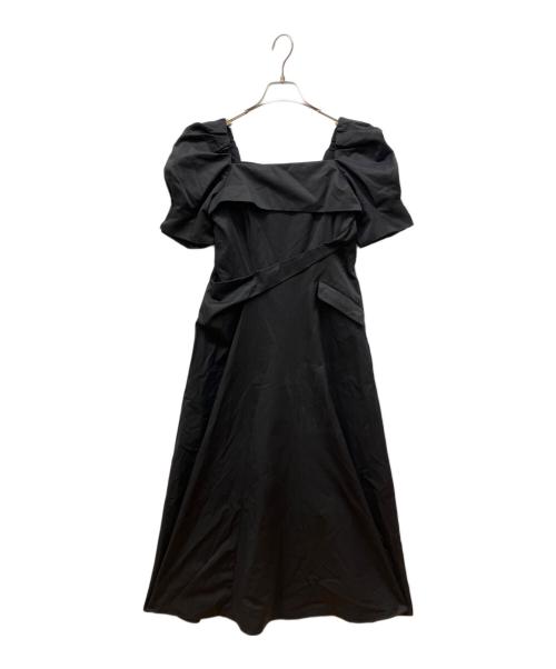 HER LIP TO（ハーリップトゥ）Her lip to (ハーリップトゥ) Troncais Puff Sleeve Dress ブラック サイズ:Mの古着・服飾アイテム