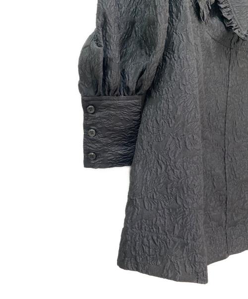 GANNI（ガニー）GANNI (ガニー) COCKTAIL DRESSES/ジャガードドレス ブラック サイズ:34の古着・服飾アイテム