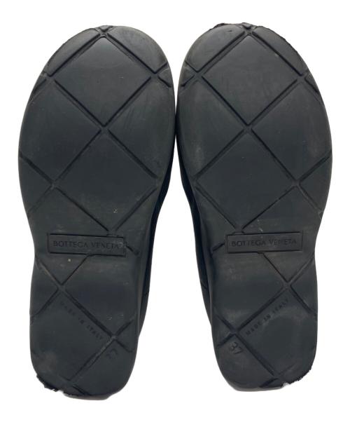 BOTTEGA VENETA（ボッテガベネタ）BOTTEGA VENETA (ボッテガベネタ) パドル アンクルブーツ　レインシューズ ブラック サイズ:37の古着・服飾アイテム