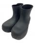 BOTTEGA VENETA（ボッテガベネタ）の古着「パドル アンクルブーツ　レインシューズ」｜ブラック