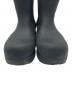 中古・古着 BOTTEGA VENETA (ボッテガベネタ) パドル アンクルブーツ　レインシューズ ブラック サイズ:37：19000円