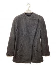 GIORGIO ARMANI（ジョルジョアルマーニ）の古着「アルパカ混コート」｜ブラック
