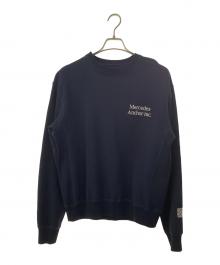 mercedes anchor inc.（メルセデス アンカー インク）の古着「ロゴスウェット」｜ネイビー