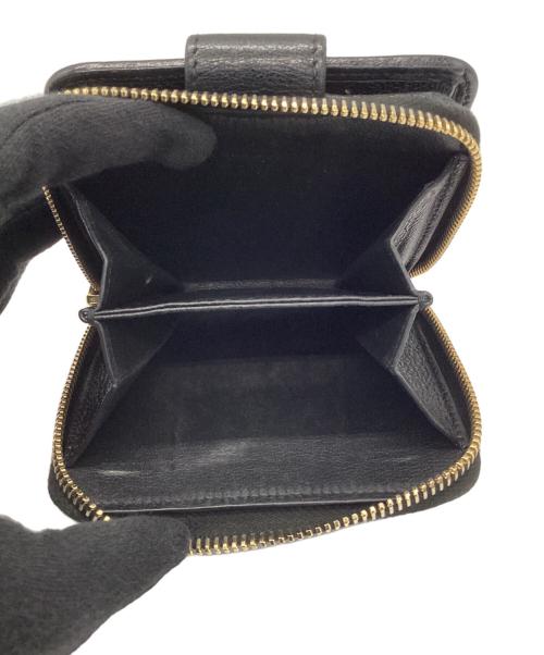 Yves Saint Laurent（イヴサンローラン）Yves Saint Laurent (イヴサンローラン) 2つ折り財布 ブラックの古着・服飾アイテム