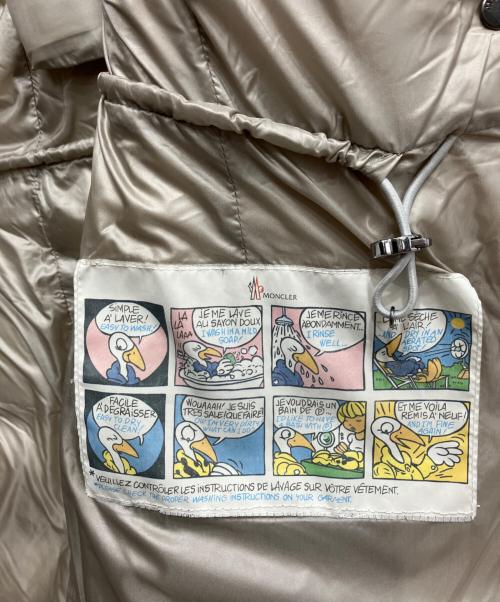 MONCLER（モンクレール）MONCLER (モンクレール) ダウンコート ベージュ サイズ:1の古着・服飾アイテム