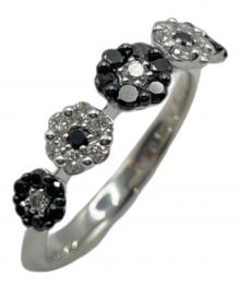 Ponte Vecchio（ポンテヴェキオ）の古着「フラワーデザインダイヤモンドリング」