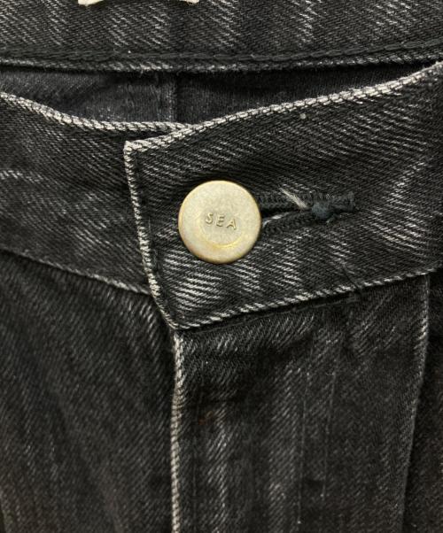 SEA（シー）SEA (シー) WASABI DENIM　デニムパンツ ブラック サイズ:1の古着・服飾アイテム