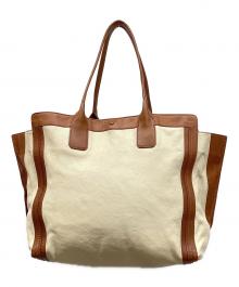 Chloe（クロエ）の古着「アリソンレザートート　01-14-50-65」｜ベージュ