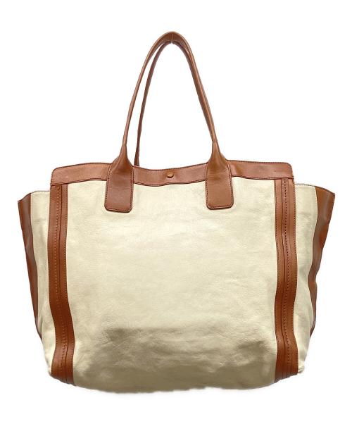Chloe（クロエ）Chloe (クロエ) アリソンレザートート　01-14-50-65 ベージュの古着・服飾アイテム