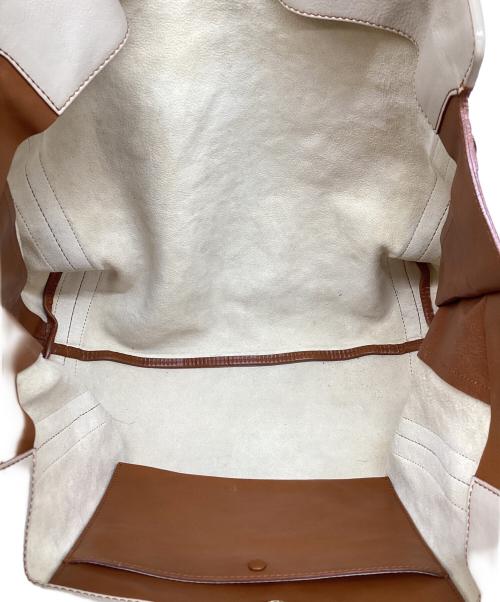 Chloe（クロエ）Chloe (クロエ) アリソンレザートート　01-14-50-65 ベージュの古着・服飾アイテム