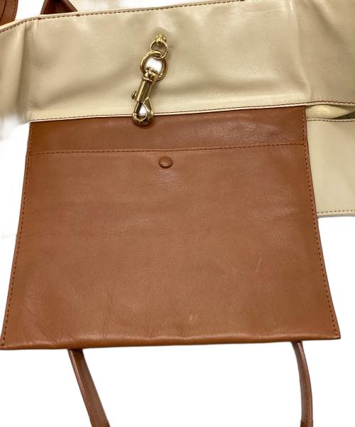 Chloe（クロエ）Chloe (クロエ) アリソンレザートート　01-14-50-65 ベージュの古着・服飾アイテム