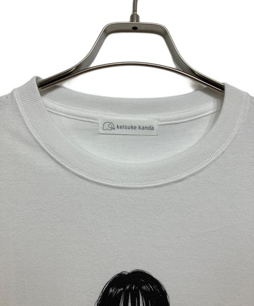 keisuke kanda（ケイスケカンダ）keisuke kanda (ケイスケカンダ) 小梅 Tシャツ ホワイト サイズ:3の古着・服飾アイテム