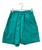UNSLACKSアンスラックス）の古着「ACTIVE BAGGY SHORTS」｜グリーン