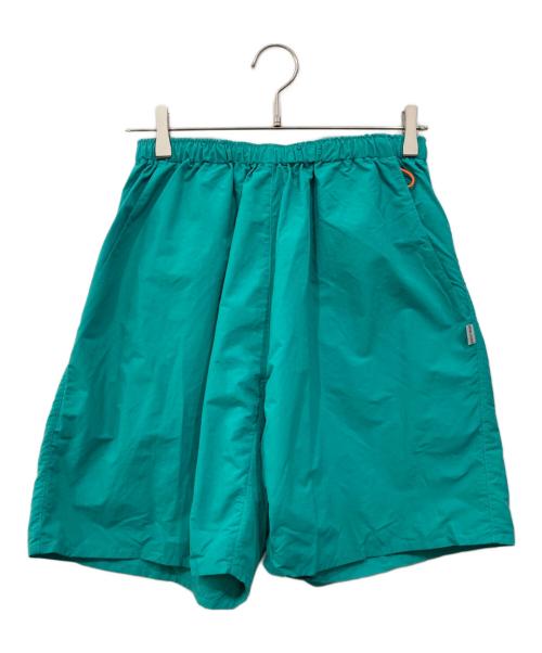 UNSLACKS（アンスラックス）UNSLACKS (アンスラックス) ACTIVE BAGGY SHORTS グリーン サイズ:Mの古着・服飾アイテム