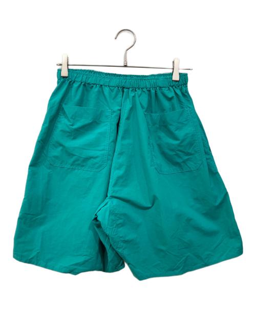 UNSLACKS（アンスラックス）UNSLACKS (アンスラックス) ACTIVE BAGGY SHORTS グリーン サイズ:Mの古着・服飾アイテム