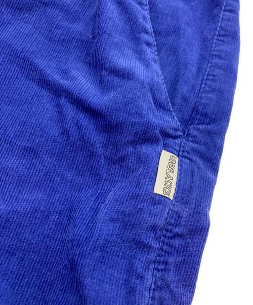 UNSLACKS（アンスラックス）UNSLACKS (アンスラックス) ACTIVE BAGGY SHORTS ブルー サイズ:Mの古着・服飾アイテム