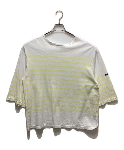 OUTIL（ウティ）OUTIL (ウティ) TORICOT HABAS SHORT ホワイト×イエロー サイズ:3の古着・服飾アイテム