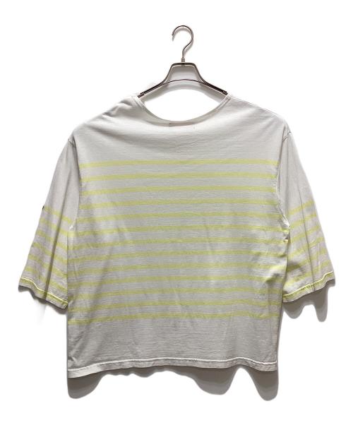 OUTIL（ウティ）OUTIL (ウティ) TORICOT HABAS SHORT ホワイト×イエロー サイズ:3の古着・服飾アイテム