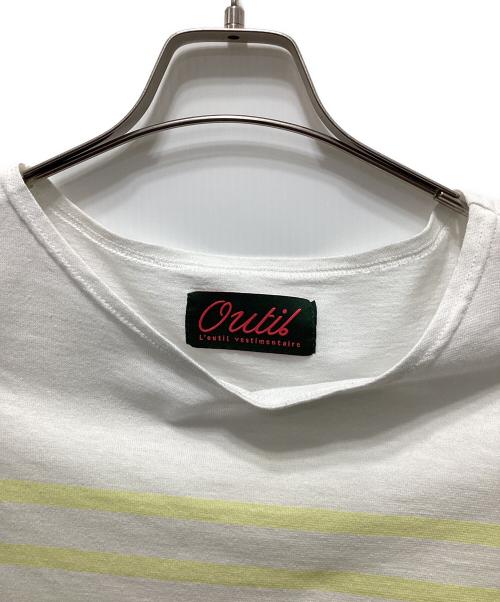 OUTIL（ウティ）OUTIL (ウティ) TORICOT HABAS SHORT ホワイト×イエロー サイズ:3の古着・服飾アイテム