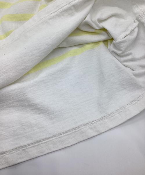 OUTIL（ウティ）OUTIL (ウティ) TORICOT HABAS SHORT ホワイト×イエロー サイズ:3の古着・服飾アイテム