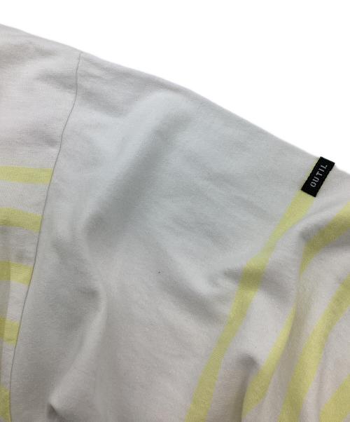 OUTIL（ウティ）OUTIL (ウティ) TORICOT HABAS SHORT ホワイト×イエロー サイズ:3の古着・服飾アイテム