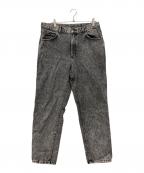 LEEリー）の古着「ケミカルウォッシュデニムパンツ」｜ブラック