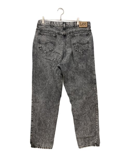 LEE（リー）LEE (リー) ケミカルウォッシュデニムパンツ ブラック サイズ:-の古着・服飾アイテム