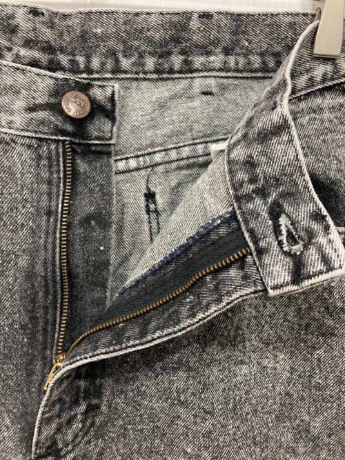 LEE（リー）LEE (リー) ケミカルウォッシュデニムパンツ ブラック サイズ:-の古着・服飾アイテム