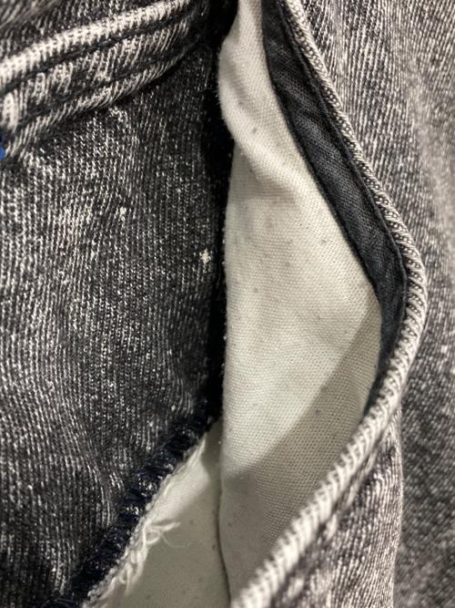 LEE（リー）LEE (リー) ケミカルウォッシュデニムパンツ ブラック サイズ:-の古着・服飾アイテム