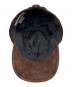 中古・古着 kijima takayuki (キジマタカユキ) CALF SUEDE 6PANEL CAP ブラウン サイズ:３：12000円