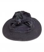 KAPITALキャピタル）の古着「11.5ozブラック×ブラックデニム 老人と海HAT」｜ブラック
