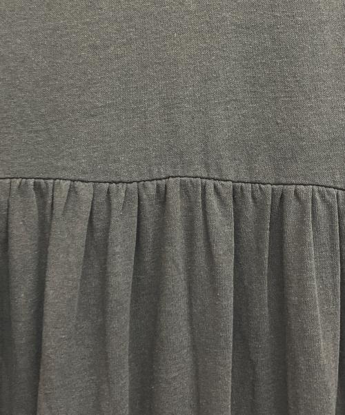 AKTE（アクテ）AKTE (アクテ) リラックスカットソーワンピース ブラック サイズ:Freeの古着・服飾アイテム
