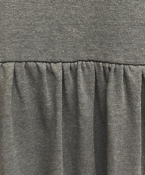 AKTE（アクテ）AKTE (アクテ) リラックスカットソーワンピース ブラック サイズ:Freeの古着・服飾アイテム