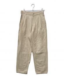 Ron Herman（ロンハーマン）の古着「コットンリネンタックパンツ」｜ベージュ