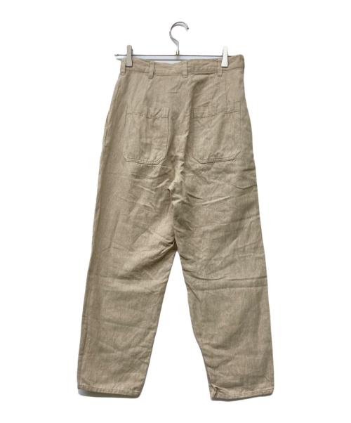 Ron Herman（ロンハーマン）Ron Herman (ロンハーマン) コットンリネンタックパンツ ベージュ サイズ:Sの古着・服飾アイテム