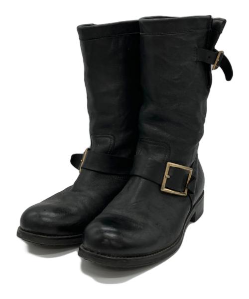 JIMMY CHOO（ジミーチュウ）JIMMY CHOO (ジミーチュウ) YOUTH ユース ショート エンジニア ブーツ ブラック サイズ:36 1/2の古着・服飾アイテム