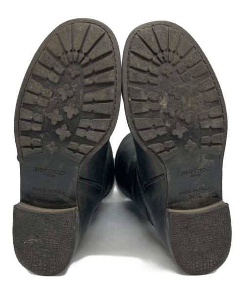 JIMMY CHOO（ジミーチュウ）JIMMY CHOO (ジミーチュウ) YOUTH ユース ショート エンジニア ブーツ ブラック サイズ:36 1/2の古着・服飾アイテム