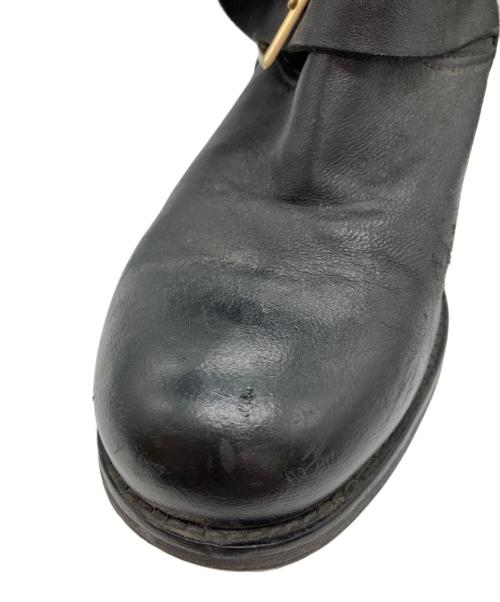 JIMMY CHOO（ジミーチュウ）JIMMY CHOO (ジミーチュウ) YOUTH ユース ショート エンジニア ブーツ ブラック サイズ:36 1/2の古着・服飾アイテム