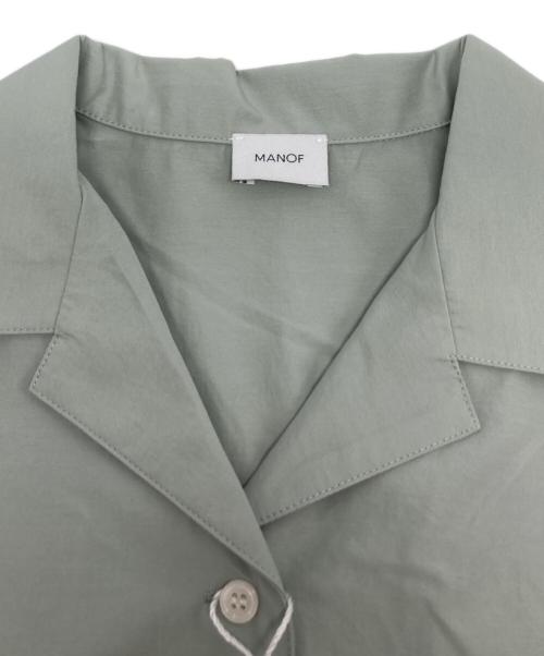 MANOF（マノフ）MANOF (マノフ) TYPEWRITER GATHER ONE PIECE/88112-5142 グリーン サイズ:Ⅿ 未使用品の古着・服飾アイテム