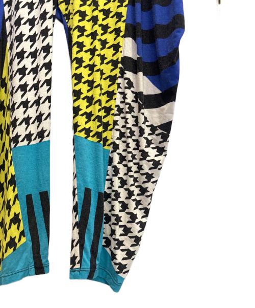 ISSEY MIYAKE（イッセイミヤケ）ISSEY MIYAKE (イッセイミヤケ) 幾何学模様 アシンメトリー サルエルパンツ マルチカラー サイズ:2の古着・服飾アイテム