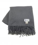 JOHNSTONS OF ELGINジョンストンズオブエルガン）の古着「カシミヤストール」｜グレー