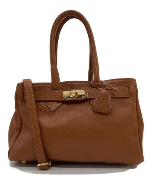 AULENTTI（オウレンティ）AULENTTI (オウレンティ) 2ＷAYレザートートバッグ ブラウン サイズ:下記参照の古着・服飾アイテム