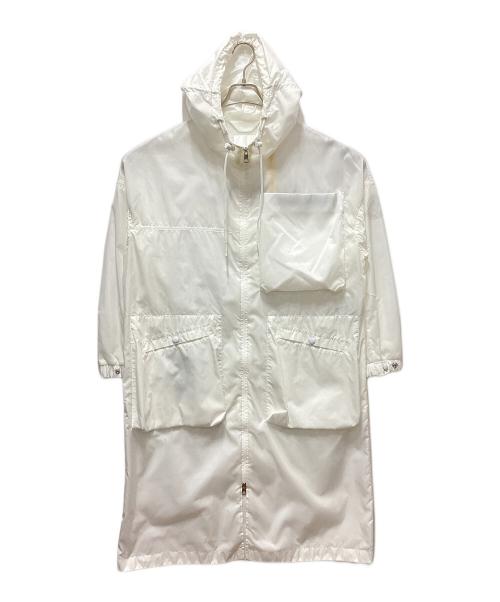 MONCLER GENIUS（モンクレール ジーニアス）MONCLER GENIUS (モンクレール ジーニアス) KALSER GIUBBOTTO ナイロンコート ホワイトの古着・服飾アイテム
