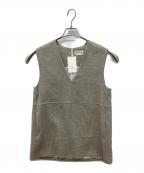 UNITED ARROWSユナイテッドアローズ）の古着「3COL メランジ ツイードベスト」｜ベージュ