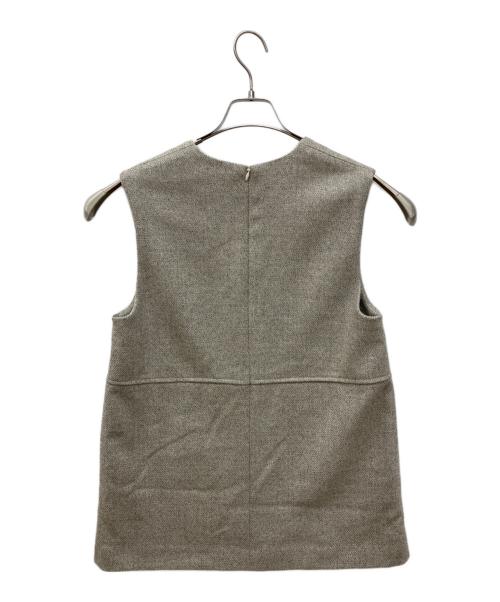 UNITED ARROWS（ユナイテッドアローズ）UNITED ARROWS (ユナイテッドアローズ) 3COL メランジ ツイードベスト ベージュ サイズ:FREE 未使用品の古着・服飾アイテム