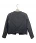 theory (セオリー) トナルツイードノーカラージャケット ブラック：13000円