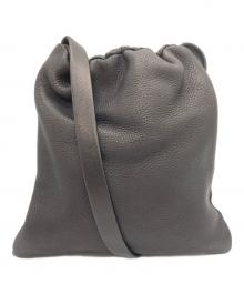 Aeta（アエタ）の古着「DEER LEATHER SHOULDER S」｜ブラック