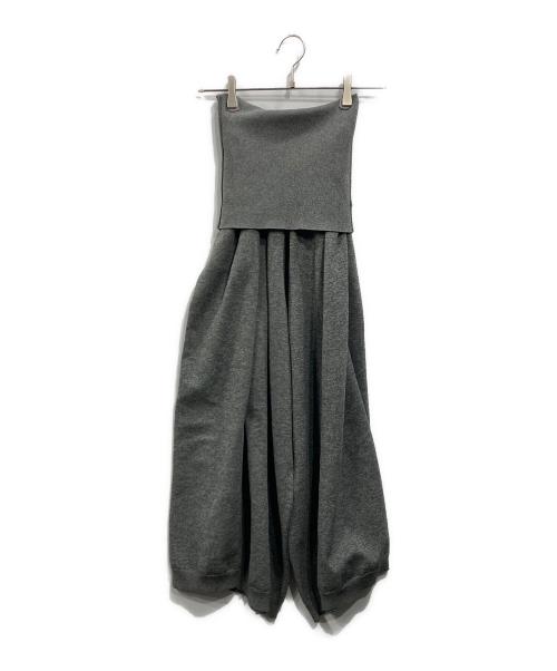 ETRE TOKYO（エトレトウキョウ）ETRE TOKYO (エトレトウキョウ) 2wayニットボリュームパンツ グレー サイズ:Mの古着・服飾アイテム