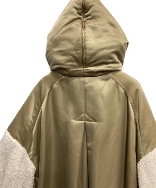ETRE TOKYO（エトレトウキョウ）ETRE TOKYO (エトレトウキョウ) ボア切替コート ベージュ サイズ:Mの古着・服飾アイテム